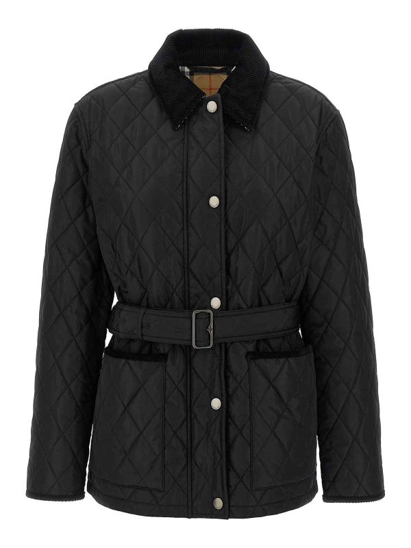 Burberry Veste Casual - Noir