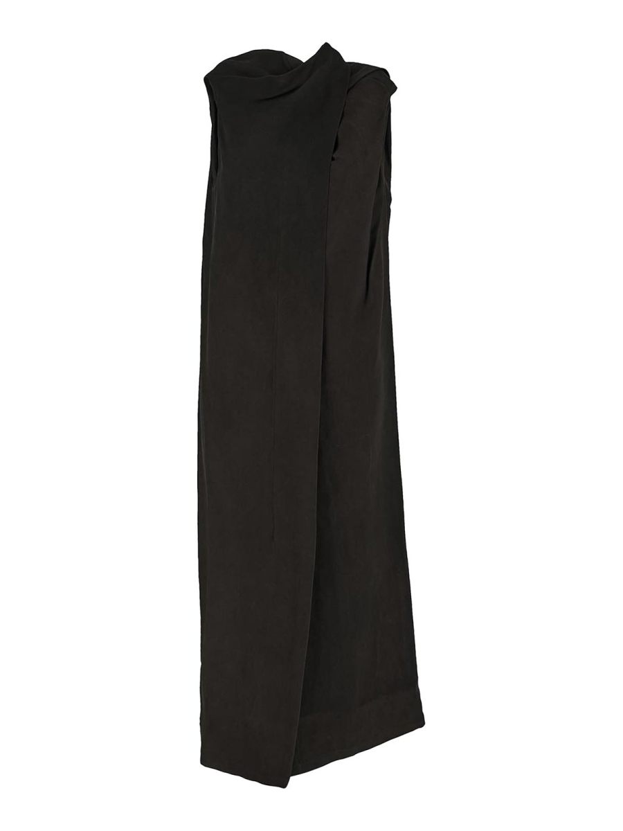 Uma Wang Robe Au Genou - Noir
