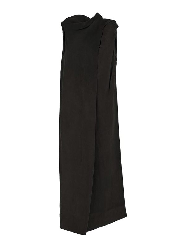 Uma Wang Robe Au Genou - Noir