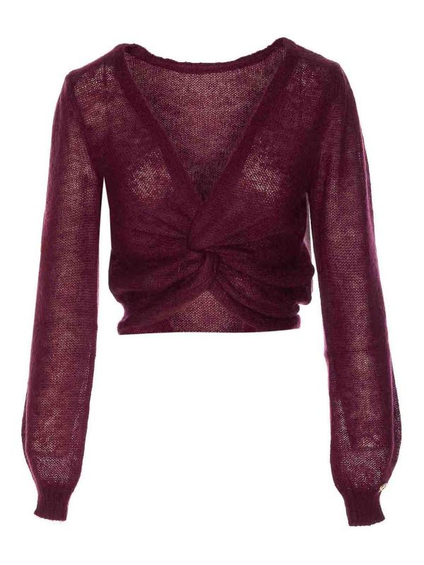 Twinset Pull Col Rond - Rouge