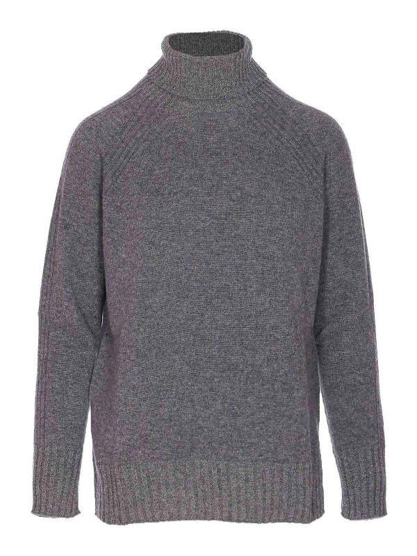 Twinset Pull Col Rond - Gris