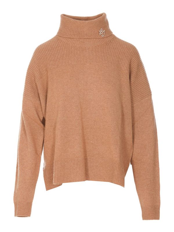 Liu Jo Pull Col Roulé - Beige