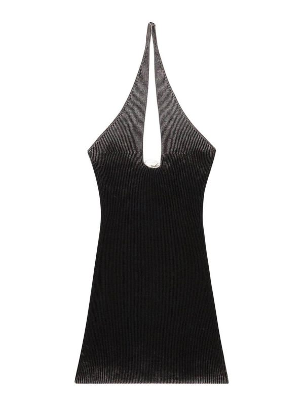 Diesel Robe Courte - Noir