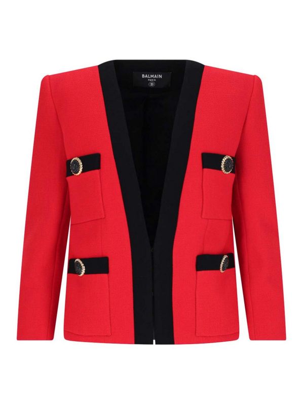 Balmain Blazer - Rouge