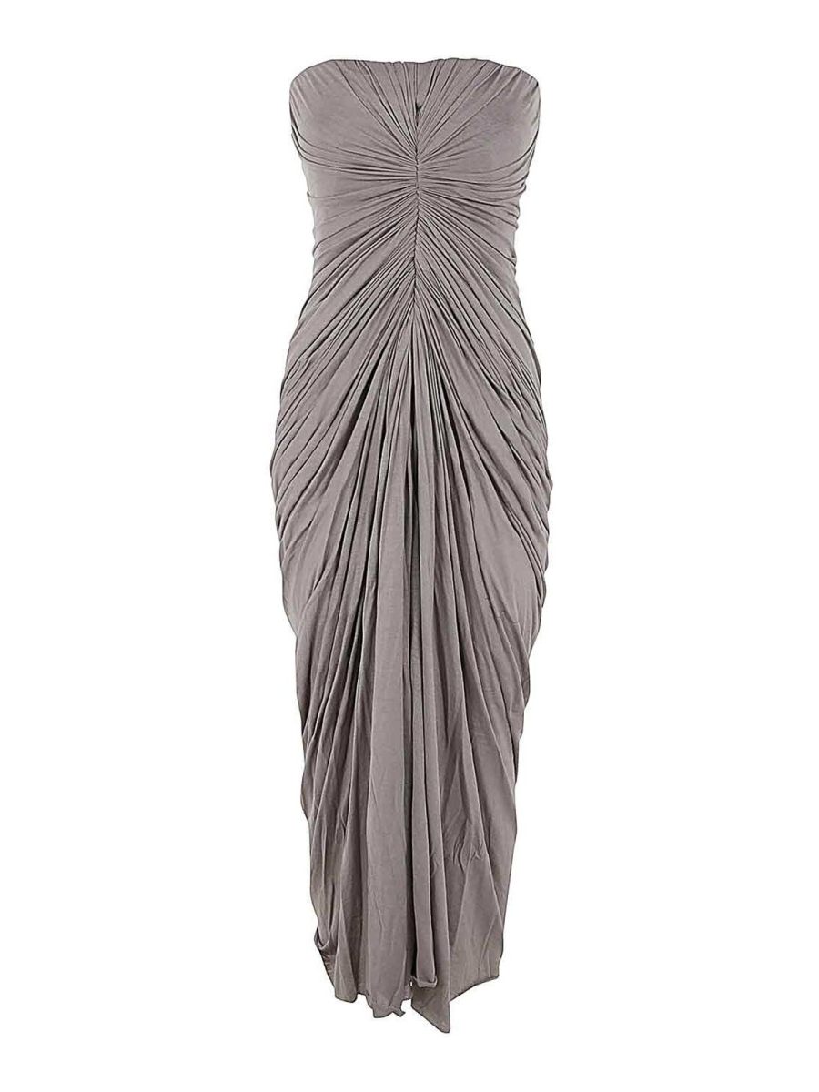 Rick Owens Robe De Soirée - Marron