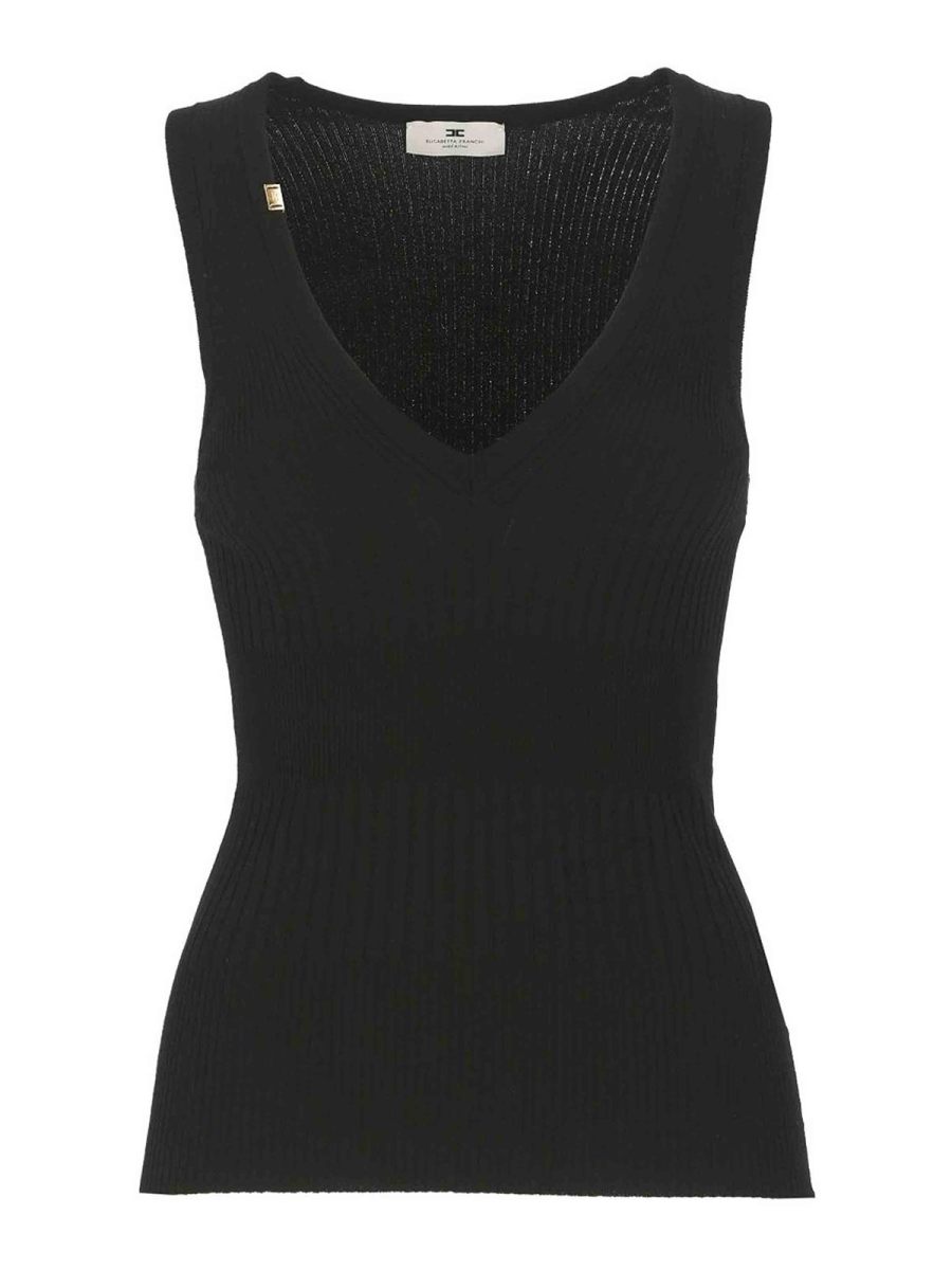 Elisabetta Franchi Top - Noir