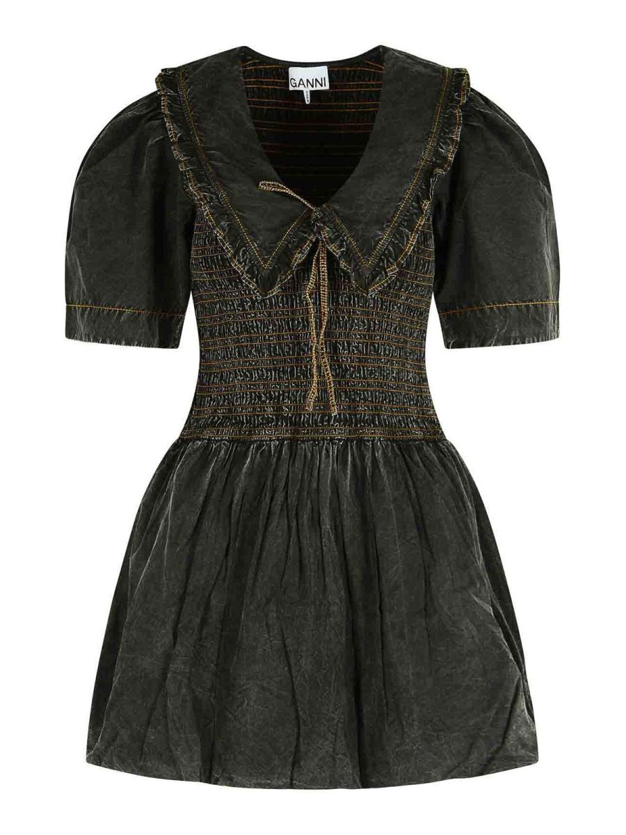 Ganni Robe Courte - Noir