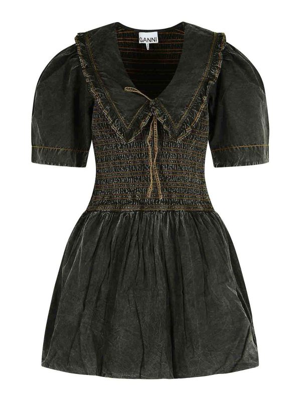 Ganni Robe Courte - Noir