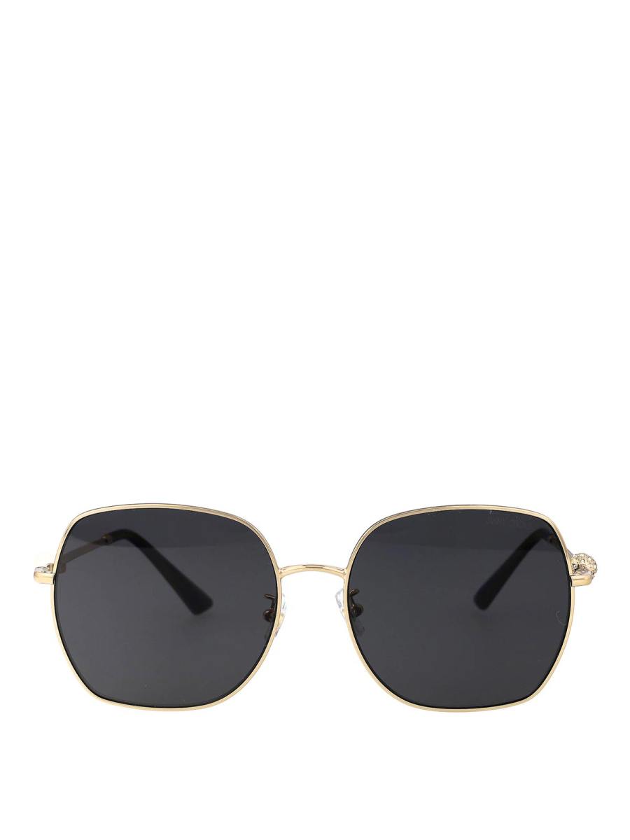 Jimmy Choo Lunettes De Soleil - Or