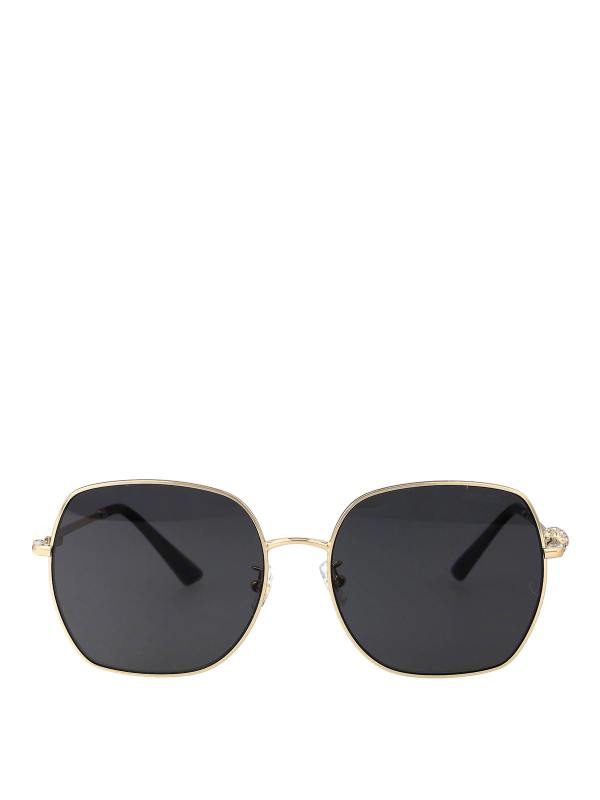 Jimmy Choo Lunettes De Soleil - Or
