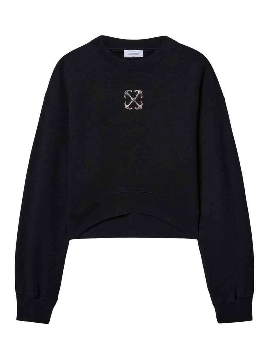 Off-White Pull Col Rond - Noir