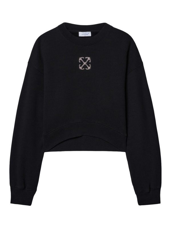 Off-White Pull Col Rond - Noir