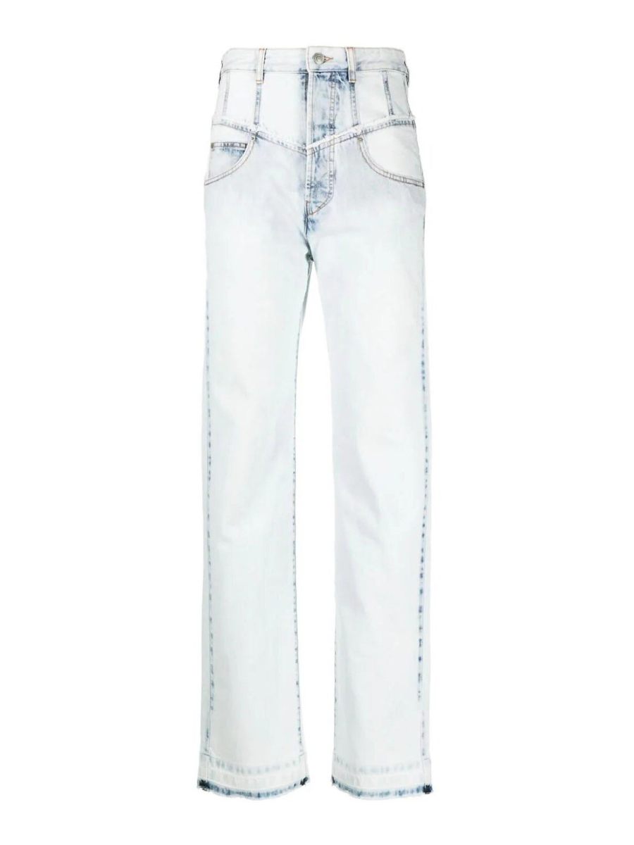 Isabel Marant Pantalons Décontractés - Bleu Clair