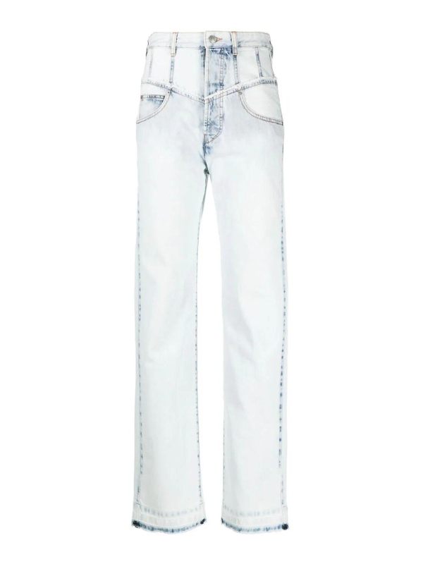 Isabel Marant Pantalons Décontractés - Bleu Clair