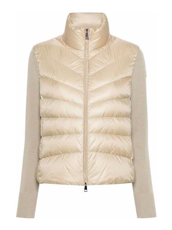 Moncler Pull Col Rond - Beige
