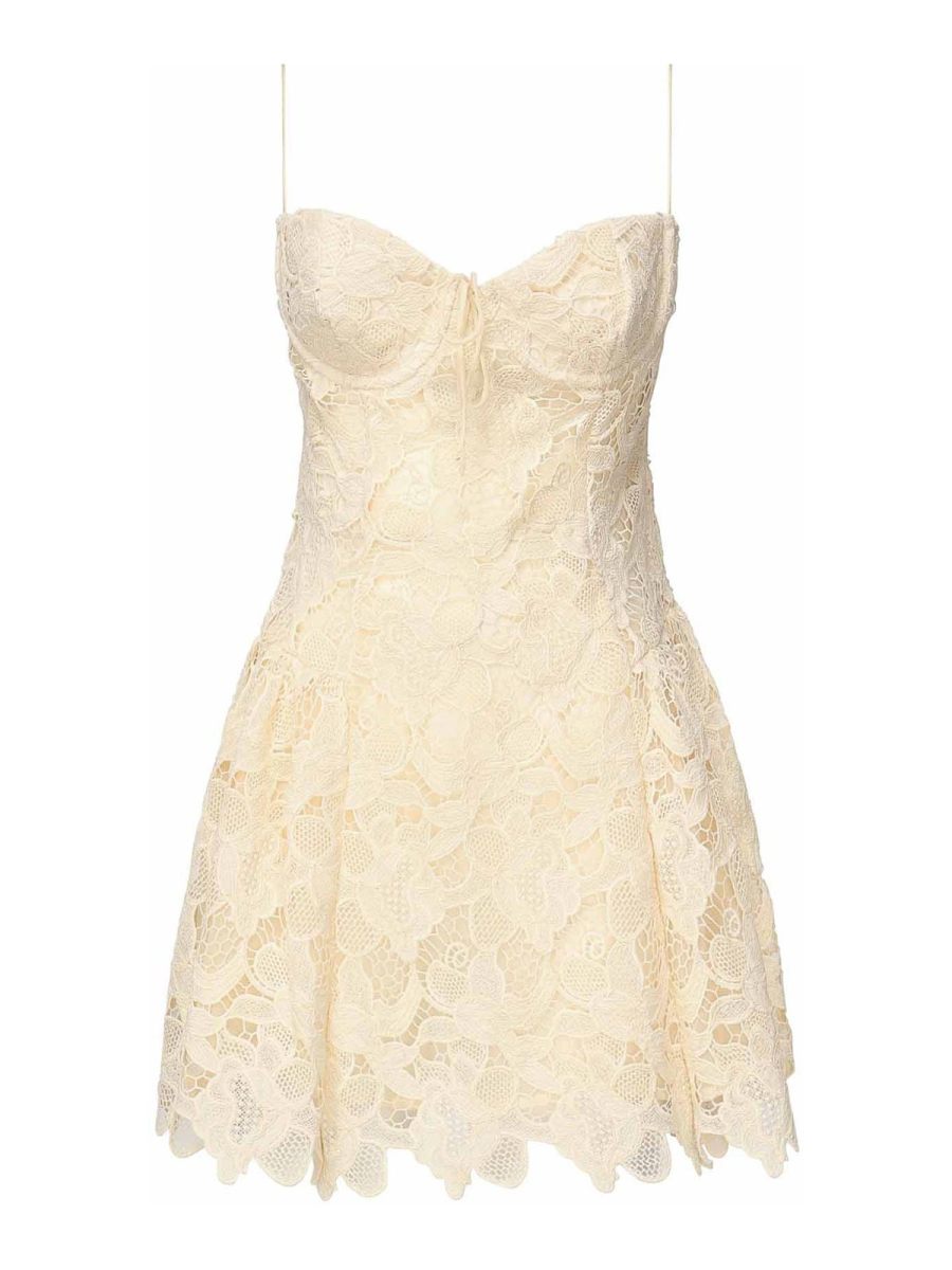 For Love & Lemons Robe Courte - Blanc
