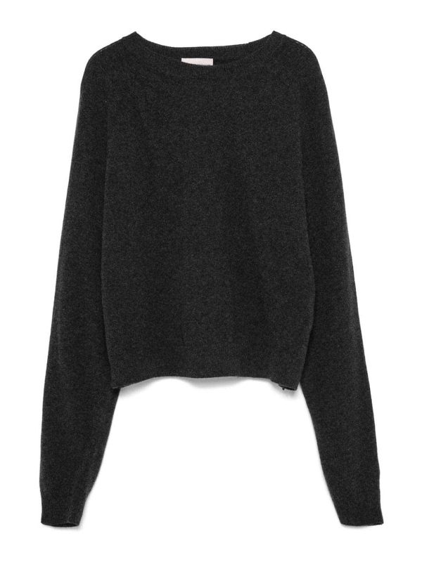 Semicouture Pull Col Rond - Gris