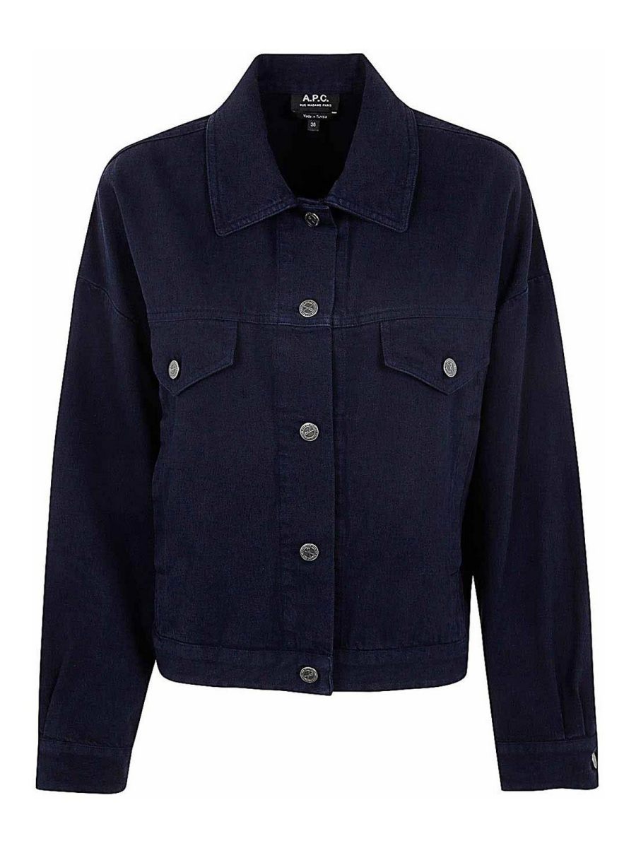 A. P.C. Veste Casual - Bleu