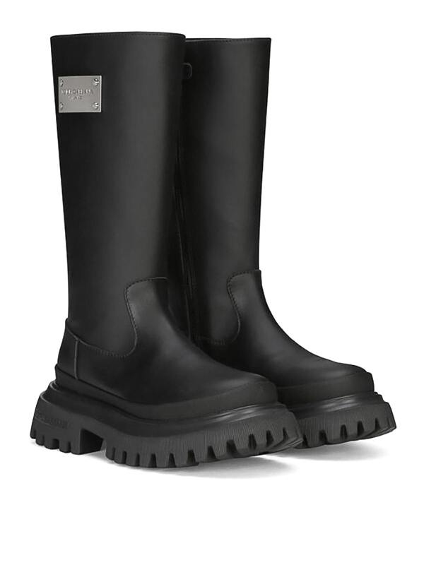 Dolce & Gabbana Jr Bottes - Noir