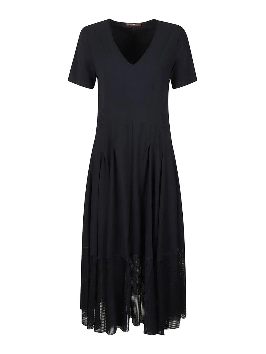 High Robe Au Genou - Bleu