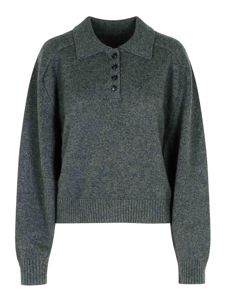Loulou Studio Pull Col Rond - Gris