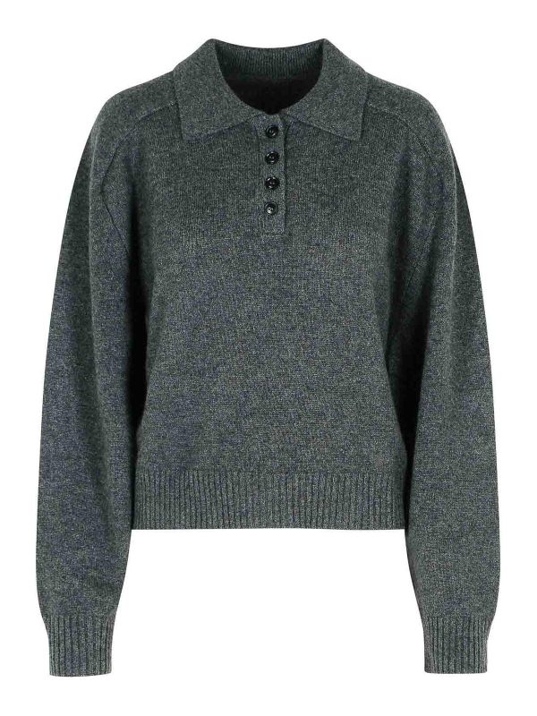 Loulou Studio Pull Col Rond - Gris