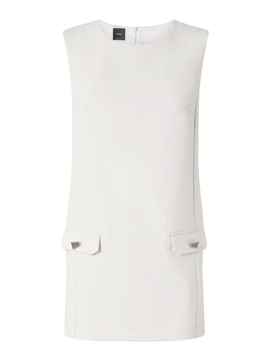 Pinko Robe Au Genou - Beige