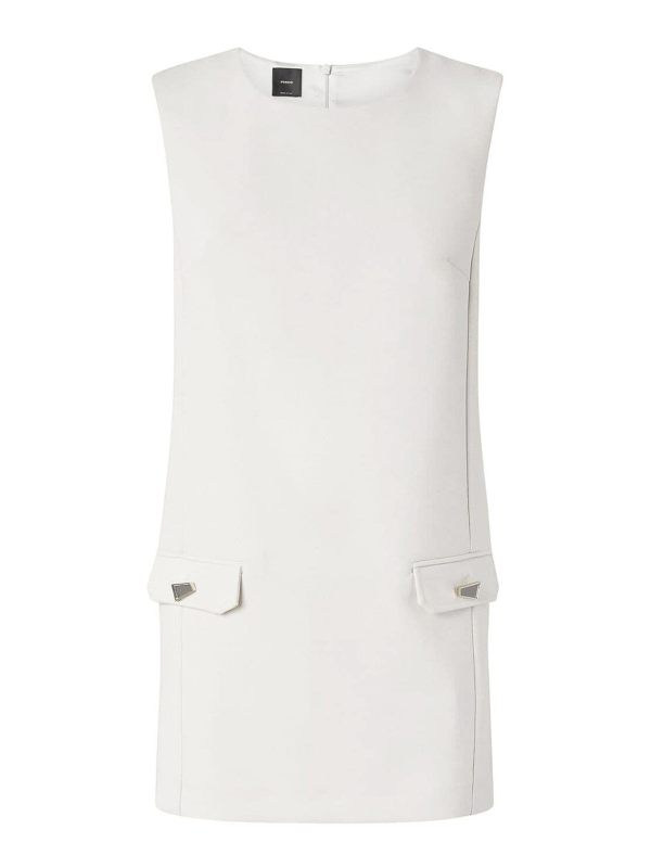 Pinko Robe Au Genou - Beige