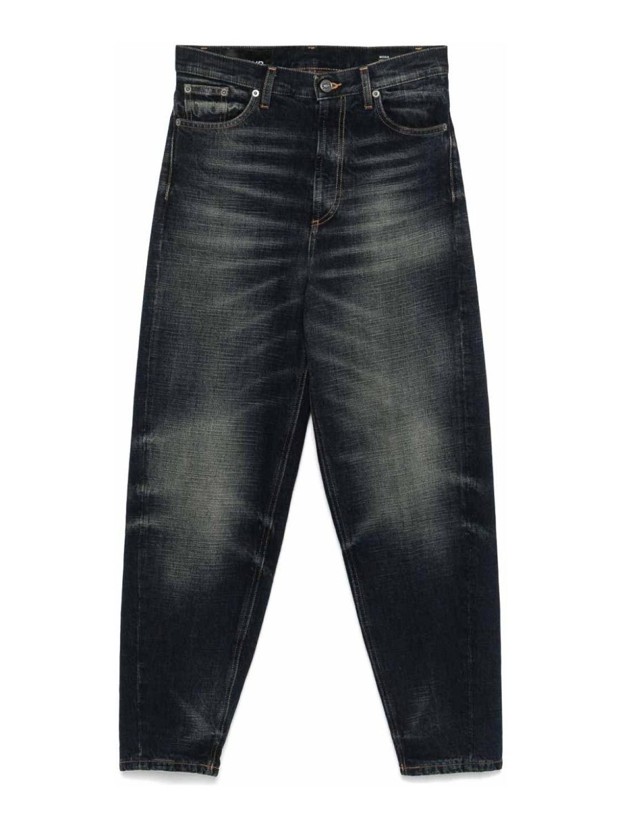 Dondup Jean Droit - Bleu