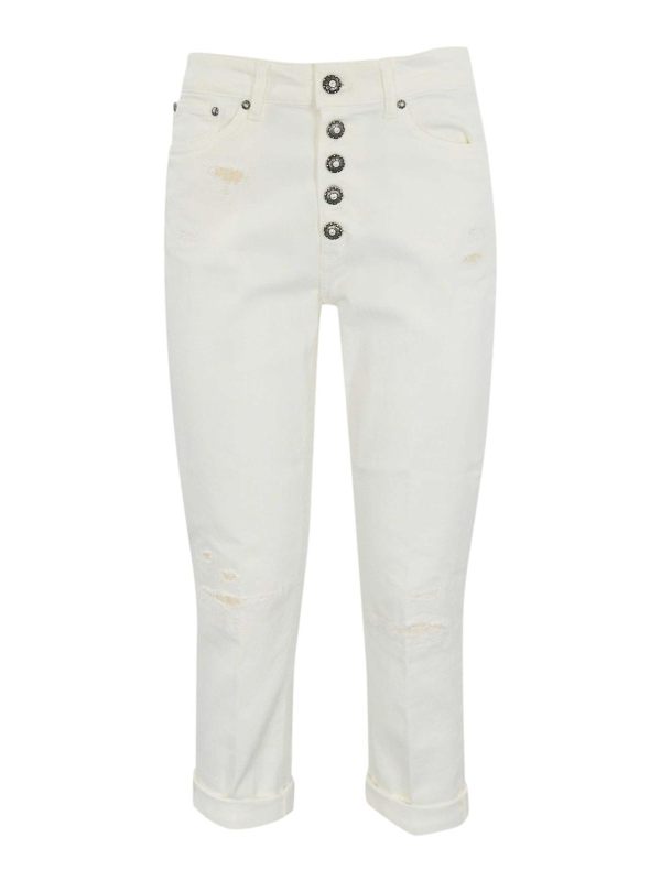 Dondup Jean Bootcut - Blanc