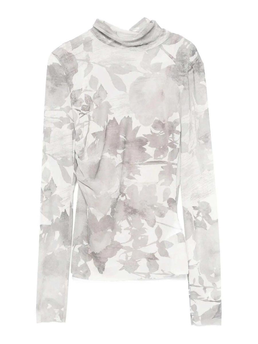 Patrizia Pepe Pull Col Rond - Gris