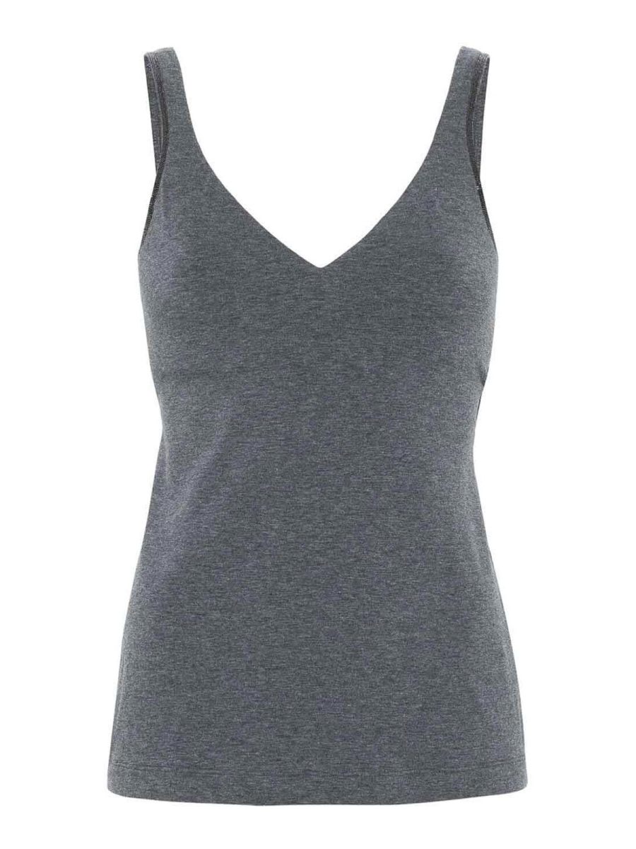 Brunello Cucinelli Top - Gris
