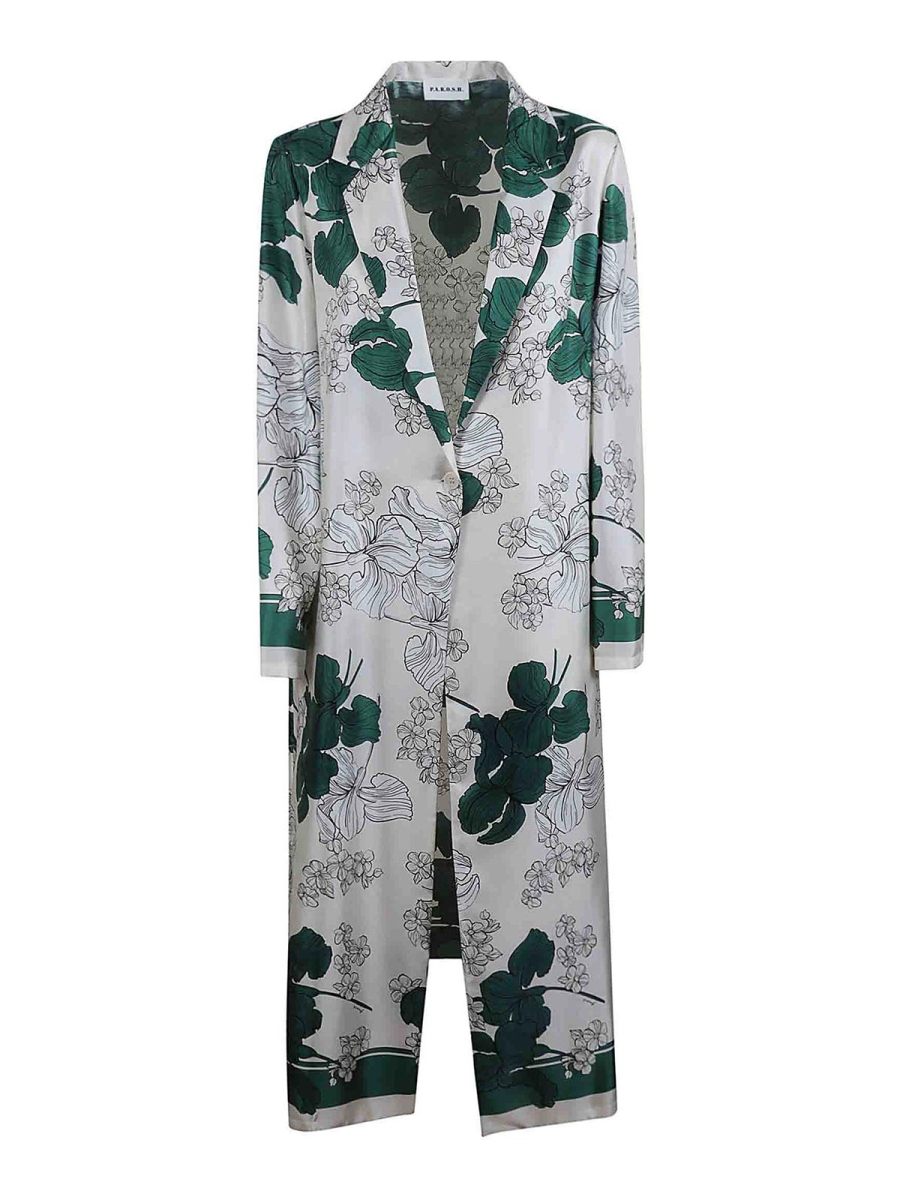 P. A.R. O.S. H. Trench-Coat - Vert