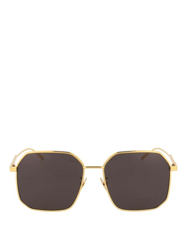 Bottega Veneta Lunettes De Soleil - Or