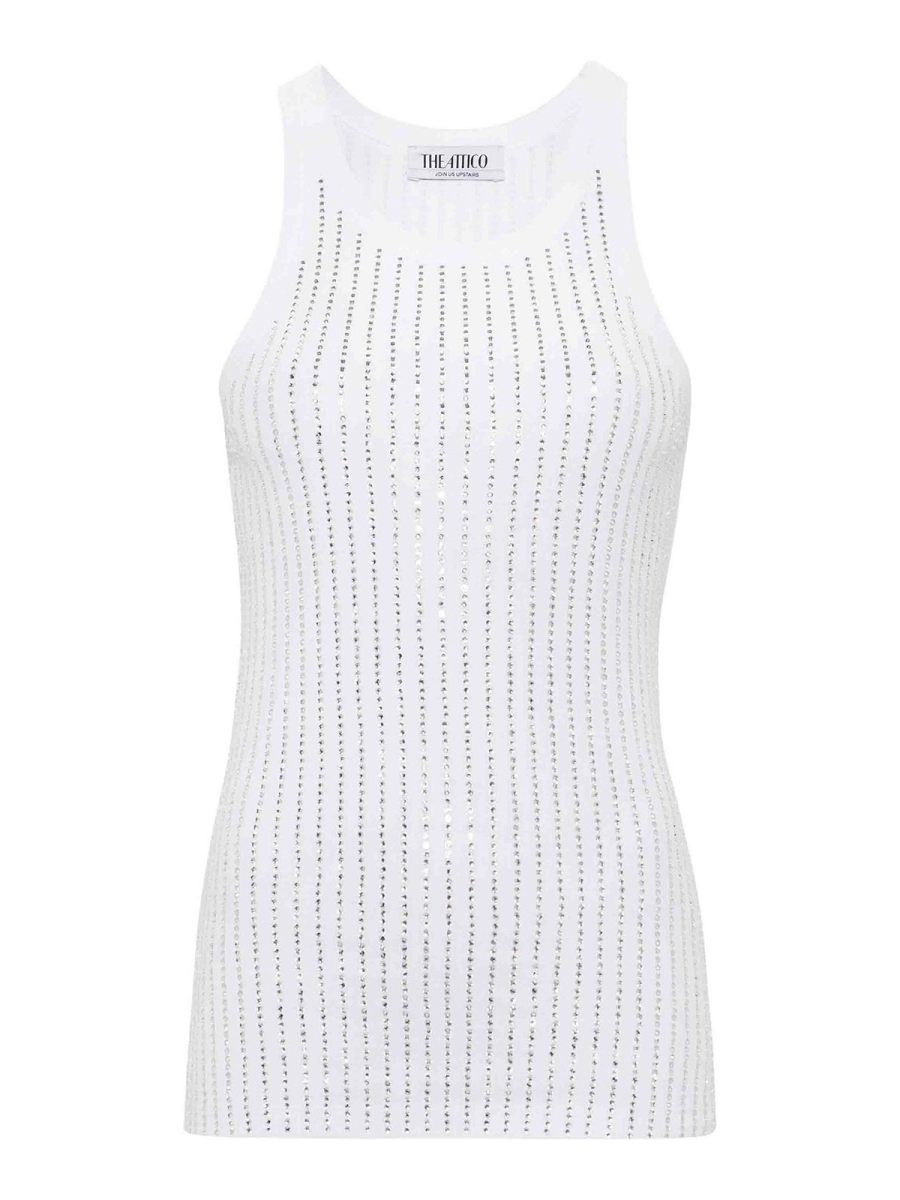 The Attico Top - Blanc