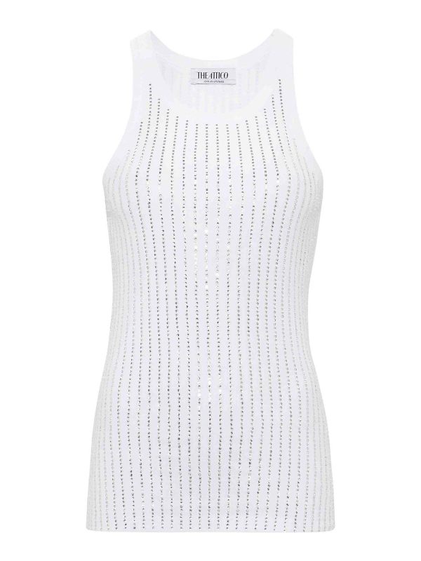 The Attico Top - Blanc