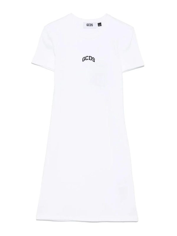 Gcds Robe Courte - Beige