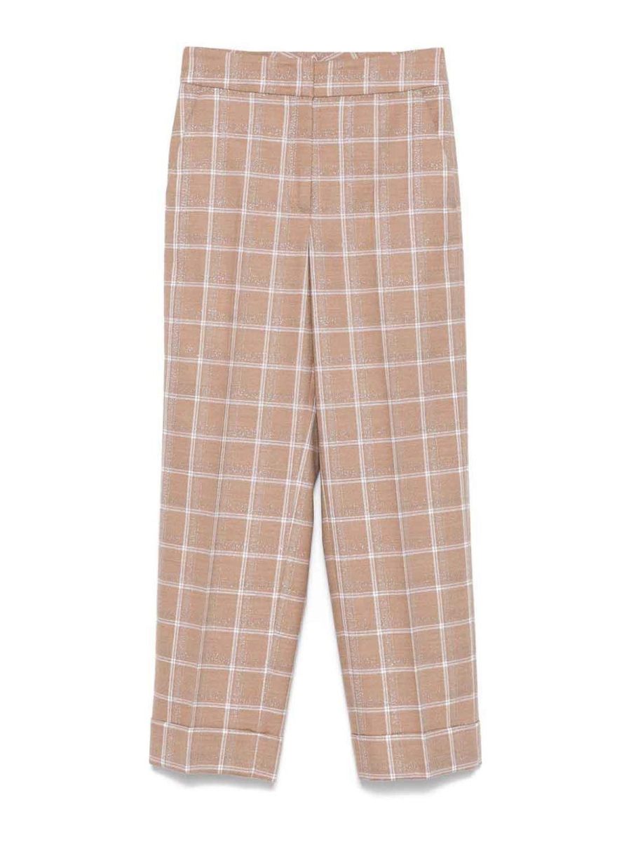Peserico Pantalons Décontractés - Camel