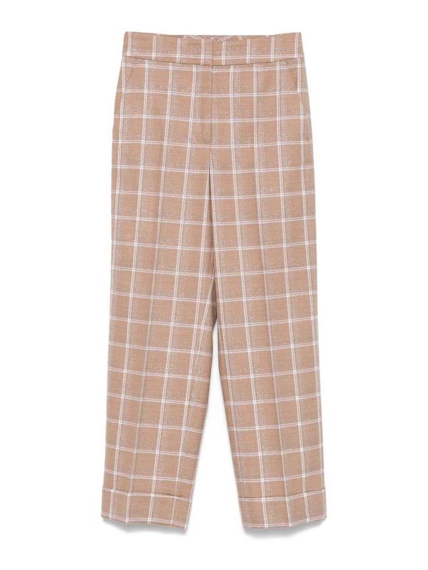 Peserico Pantalons Décontractés - Camel