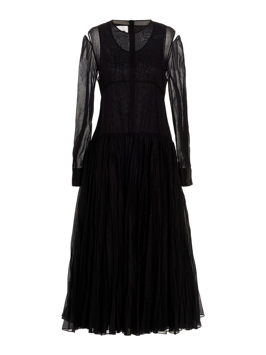 Jil Sander Maxi Robe - Noir