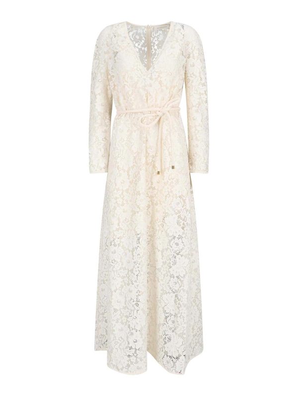 Zimmermann Maxi Robe - Blanc