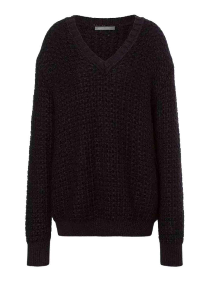 Alberta Ferretti Pull Col Bateau - Noir