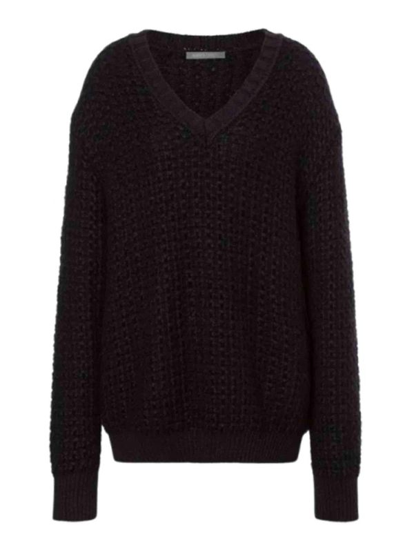 Alberta Ferretti Pull Col Bateau - Noir