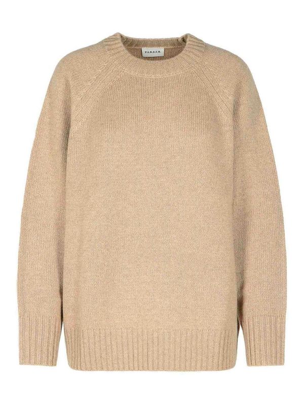 P. A.R. O.S. H. Pull Col Rond - Beige