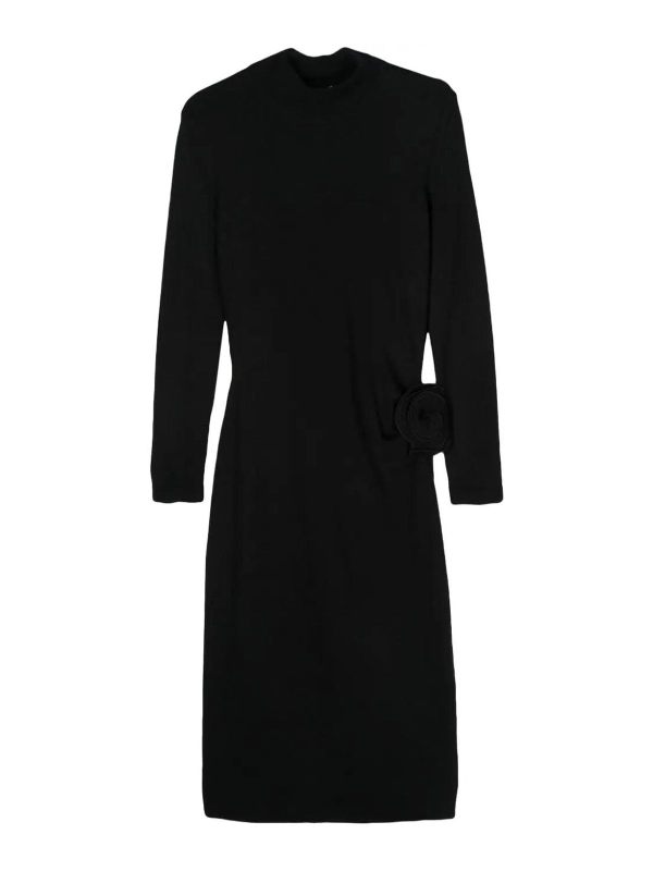 Magda Butrym Robe Au Genou - Noir