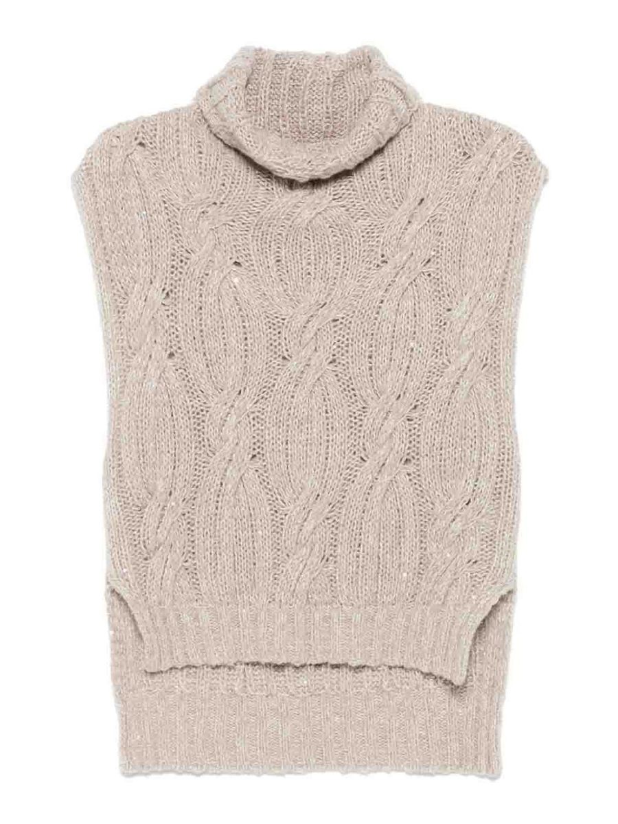 Antonelli Firenze Pull Col Rond - Beige