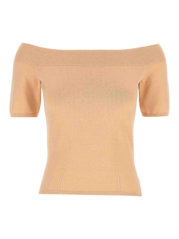 Alexander Mcqueen Top - Couleur Chair