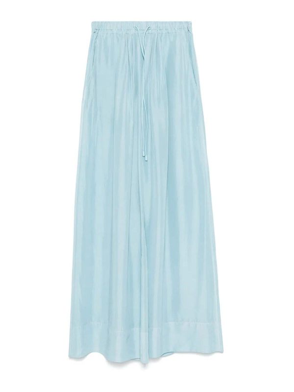 Forte Forte Pantalons Décontractés - Bleu Clair