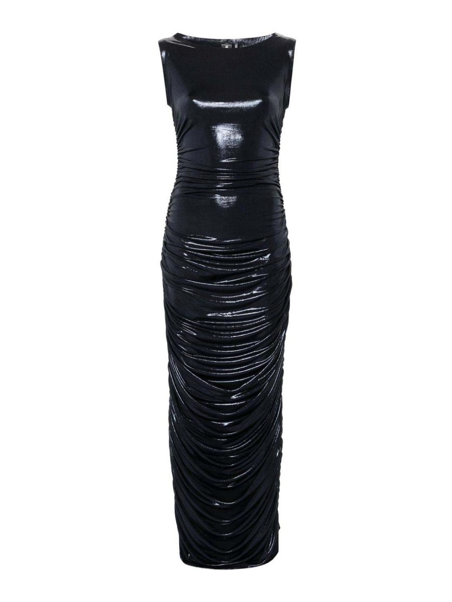 Norma Kamali Maxi Robe - Bleu