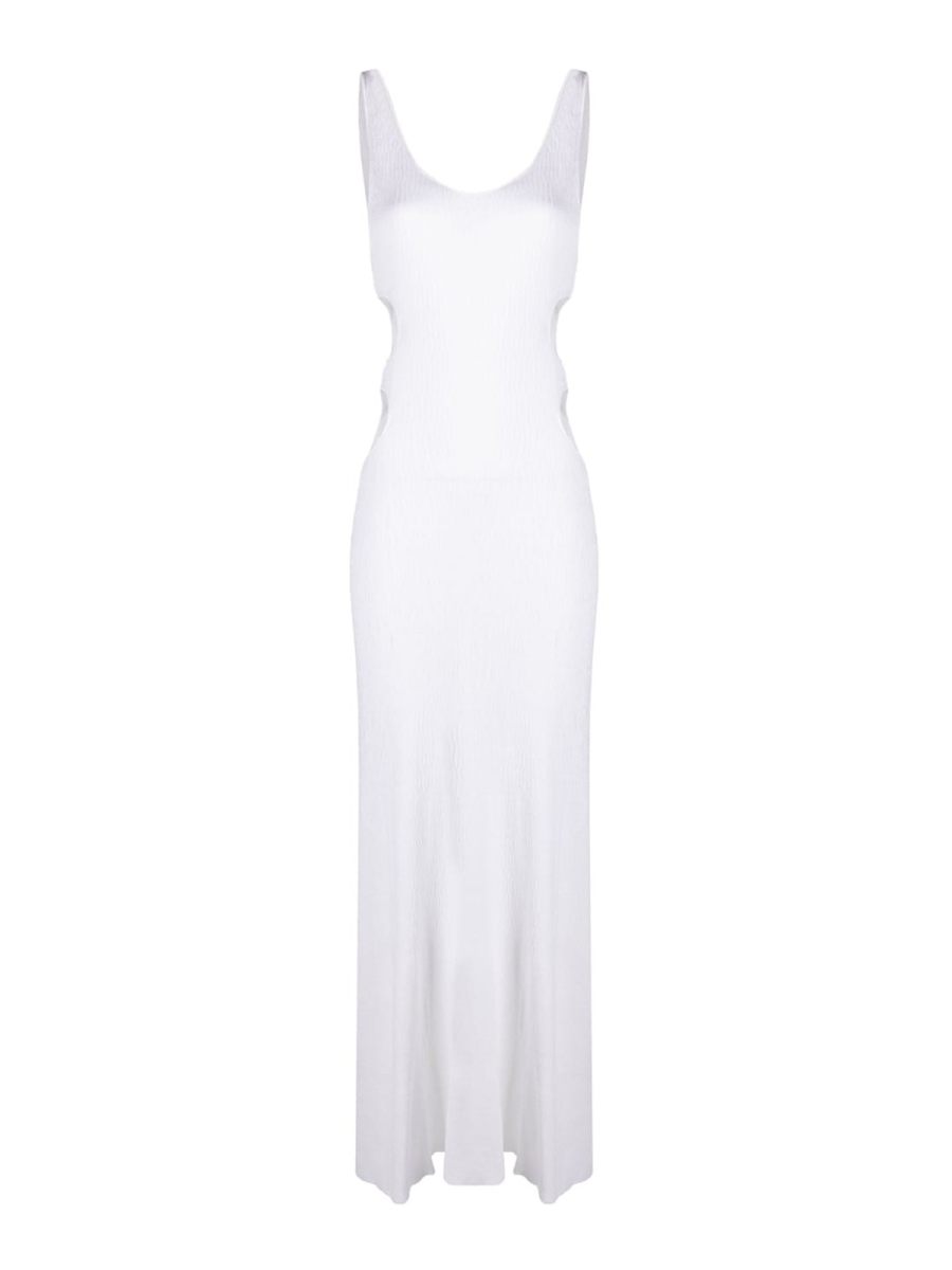 Chloe' Maxi Robe - Blanc